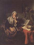 Nicolaes maes An old Woman asleep (mk33) oil painting artist